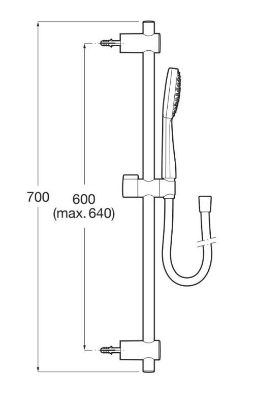 Kit de ducha Roca Stella A5B3413C00