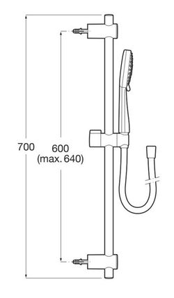Kit de ducha Roca Stella A5B8413C00