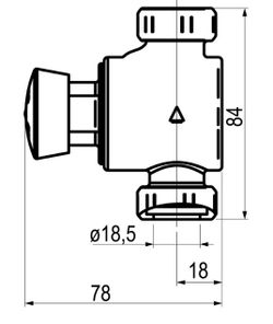 Pulsador Presto 65 (f) para ducha