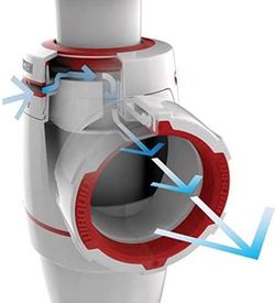 Sifón Wirquin Neo Air diámetro 32 mm