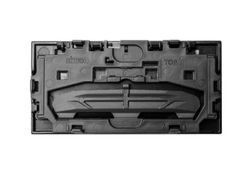 Simon 100 Tecla individual para mecanismos de mando negro brillante