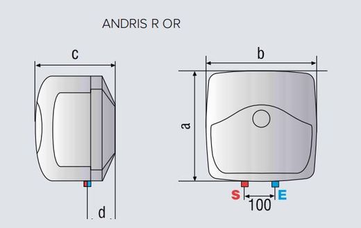 Termo eléctrico Ariston Andris R 15 OR