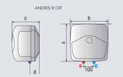 Termo eléctrico Ariston Andris R 30 OR