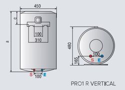 Termo eléctrico Ariston PRO1 R 100 V