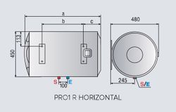 Termo eléctrico Ariston PRO1 R 80 H