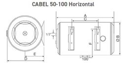 Termo eléctrico Cabel H100