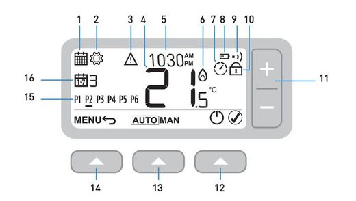 Termostato ambiente Baxi RX 3000 inalámbrico