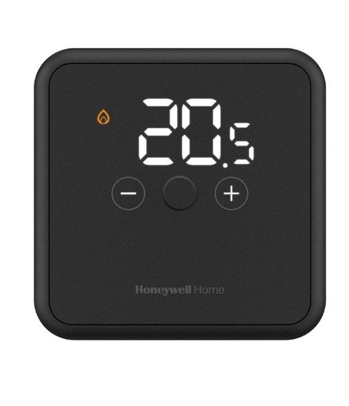 Termostato ambiente negro Honeywell DT4 con cable Honeywell