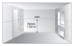 Termostato ambiente universal Baxi TX 1200 con cables