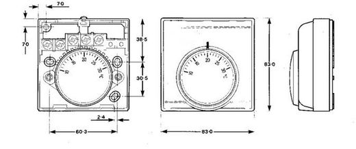 Termostato de ambiente Honeywell T6360B1002