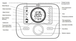 Termostato modulante programable inalámbrico Baxi RCX 10C