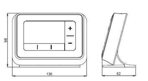 Termostato programable inalámbrico Honeywell T4R