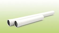 Tubo chimenea M/H en polipropileno 80x1000 mm