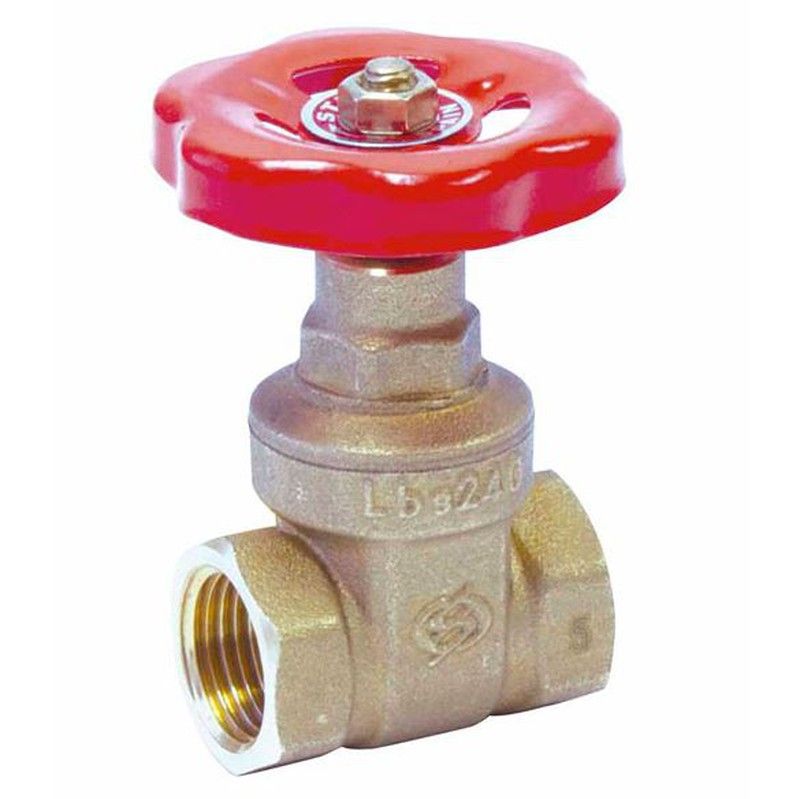 Válvula compuerta de roscar cierre goma 2" H-H